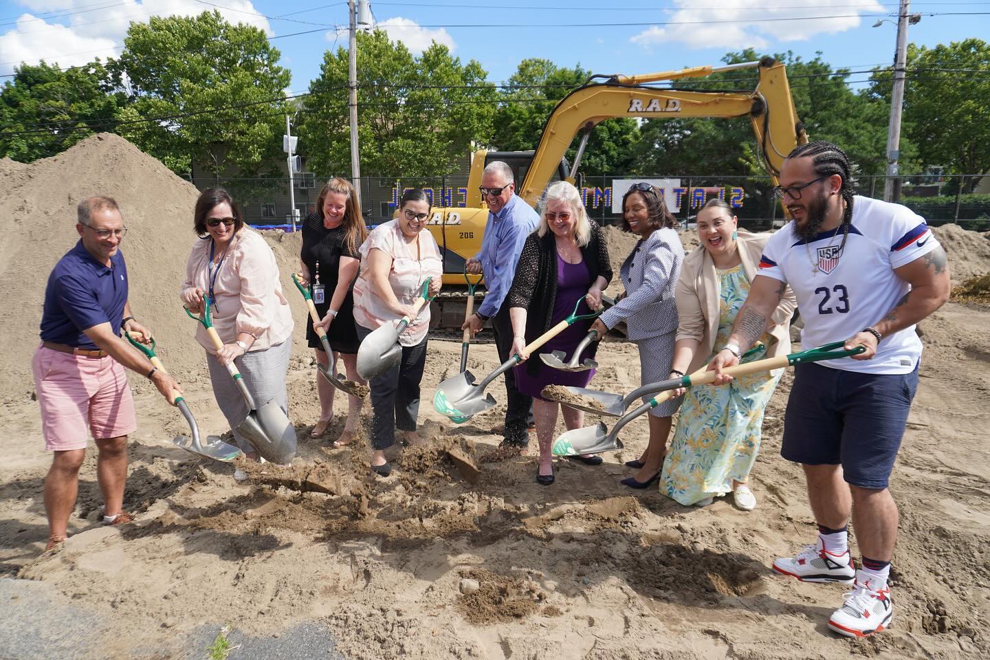 City of Pawtucket Hosts Groundbreaking Ceremony for Synthetic Turf