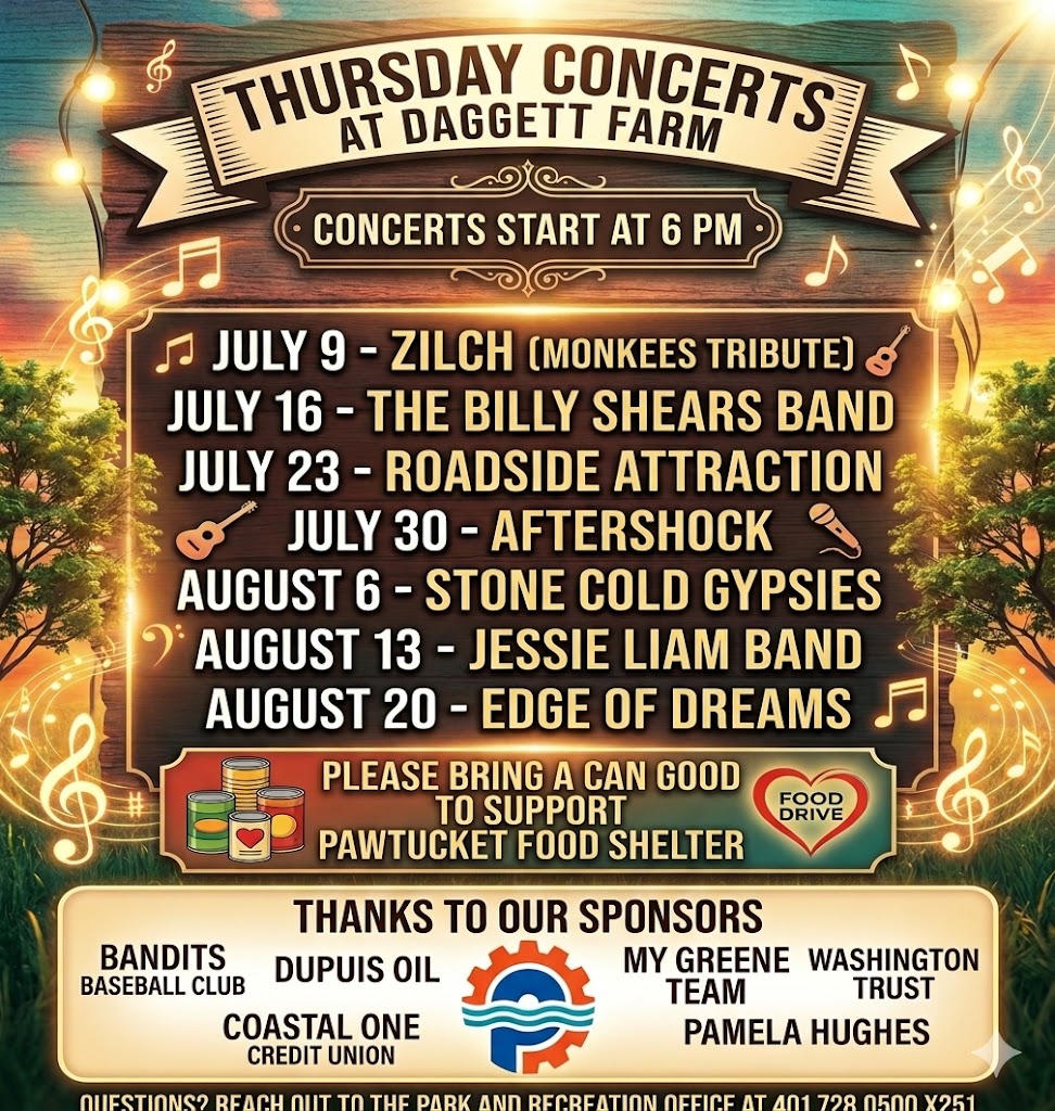 Thursday Concerts At Daggett Farm